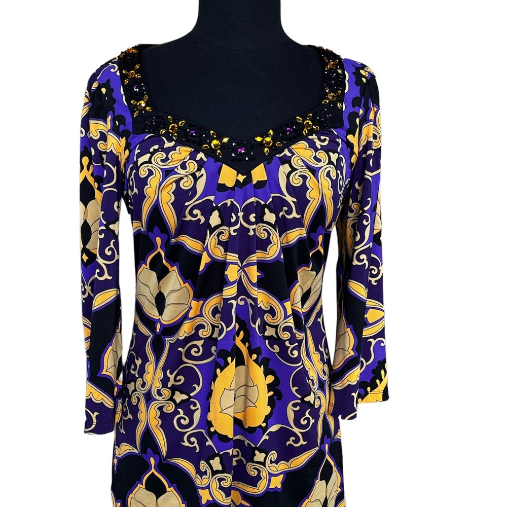INC International Concepts - Women’s pull over blouse - Colorful - Size Medium